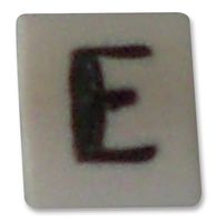 RAYCHEM - TE CONNECTIVITY 05801914 CABLE MARKERS, LEGEND E, PVC, BLACK ON WHITE, 2MM DIAMETER