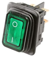 MARQUARDT 1935.3118 ILLUMINATED ROCKER SWITCH,DPST,OFF-ON,20A