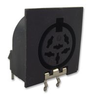HIRSCHMANN MAB 6 H DIN Audio / Video Connector, Socket, 6, PCB Mount, Tin Plated Contacts RoHS Compliant: Yes