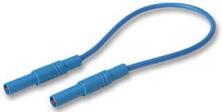 HIRSCHMANN TEST AND MEASUREMENT 934075102 TEST LEAD, BLUE, 1M, 1KV, 32A
