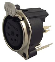 NEUTRIK NC5FBV XLR Audio Connector, Socket, 5, Panel Mo