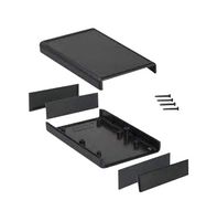 HAMMOND 1593QBK CASE, ABS, BLACK, 28X65X110MM