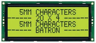 BATRON BTHQ42005VSS-STF-LED04 LCD MODULE, ALPHANUMERIC, 20X4
