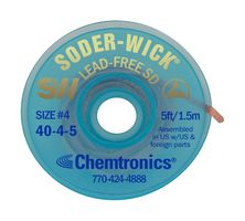 CHEMTRONICS 40-4-5 BRAID, DESOLDERING, 1.5M, 2.8MM,