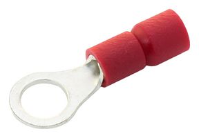 MULTICOMP PRO RVES1-4 CRIMP TERMINAL, RING, 4MM, RED, PK100