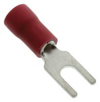 JST / JAPAN SOLDERLESS TERMINALS FVWS1.25-B3A  (LF) K CRIMP TERMINAL, FORK, 3MM, RED, PK100