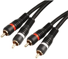 PRO SIGNAL PSG00278 GOLD 2X PHONO PLUGS TO PLUGS/1.5M