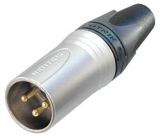 NEUTRIK NC3MXX-HE PLUG, XLR, HEAT, RESIST, 3POLE