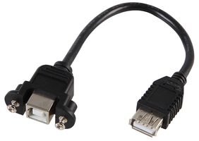 PRO SIGNAL PSG03801 ADAPTOR LEAD, USB B TO A, SOCKETS, 135MM
