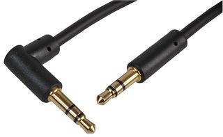 PRO SIGNAL PSG3117-0.5M 3.5MM 90DEG STEREO JACK LEAD 0.5M BLK