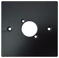 TUK KPHD11.5 FACEPLATE, XLR CONN, 1PORT, STEEL, BLACK