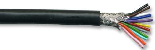 MULTICOMP PRO PP000359 SHLD MULTICORE CABLE, 12COND, 328FT, BLK