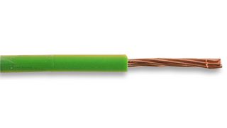 PRO POWER 6491X-2.50MMG/Y100M WIRE, 6491X, GRN/YEL, 2.5MM, 100M