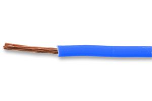 PRO POWER 6491B-1.50MMBLU100M WIRE, 6491B, BLUE, 1.5MM, 100M