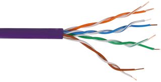 PRO POWER CAT5ELSZH305 CABLE, CAT 5E, LSZH, PURPLE, 305M