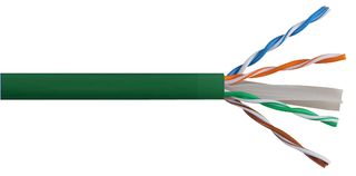 PRO POWER CAT6 GREEN 305M CABLE, CAT 6, GREEN, 305M