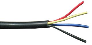 PRO POWER AC T3 4C BLK 100M ALARM CABLE 4 CORE TYPE 3 BLACK 100M