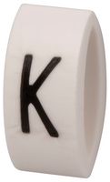 MULTICOMP PRO MP015604 CABLE MARKER, CARRIER, BLACK/WHITE, K