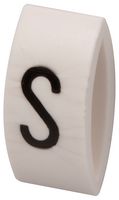MULTICOMP PRO MP015612 CABLE MARKER, CARRIER, BLACK/WHITE, S