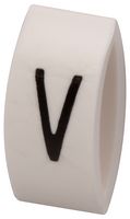 MULTICOMP PRO MP015615 CABLE MARKER, CARRIER, BLACK/WHITE, V