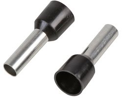PRO POWER PET6060 GERMAN SINGLE FERRULE 6.00MM BLACK,PK100 ROHS COMPLIANT: YES