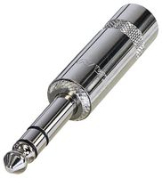 REAN NYS228 Phone Audio Connector, Plug, 6.35 mm, 3,