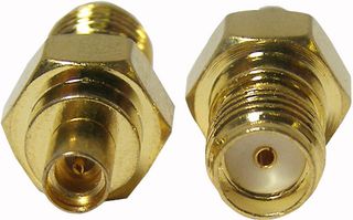 RF SOLUTIONS ADP-SMAF-MMCXF ADAPTOR, MMCX FEMALE TO SMA FEMALE