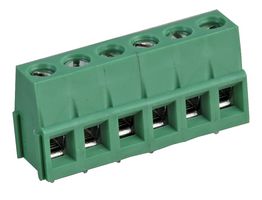 MULTICOMP PRO MC000038 TB WTB, 5.08MM, 6POSITIONS, 26AWG