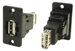 CLIFF ELECTRONIC COMPONENTS CP30608N USB ADAPTER, 2.0 TYPE A RCPT-A RCPT