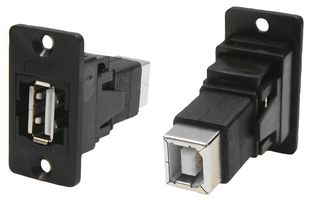 CLIFF ELECTRONIC COMPONENTS CP30609N USB ADAPTER, 2.0 TYPE A RCPT-B RCPT