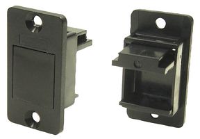 CLIFF ELECTRONIC COMPONENTS CP30641 BLANKING PLATE, BLACK, PLASTIC, CSK HOLE