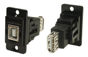 CLIFF ELECTRONIC COMPONENTS CP30707NMB USB ADAPTER, 2.0 TYPE B RCPT-A RCPT