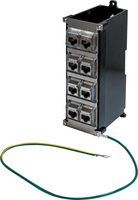TUK SGACKDIN8 PATCH PANEL, RJ45 JACK, 8PORT, CAT6A