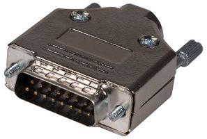 MULTICOMP PRO MP010163 D SUB CONN, PLUG, 15POS, DA, SOLDER CUP