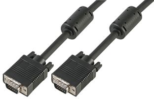 PRO SIGNAL PSG90714 LEAD, SVGA, M-M, ALL LINES,BLACK,10M