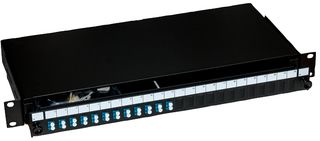 CONNECTIX CABLING SYSTEMS 009-023-040-12S LC FIBRE PATCH PANEL, 24PORT, 1U