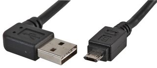 PRO SIGNAL PSG91266 USB CBL, 90Â° A PLUG-MICRO B PLUG, 2M
