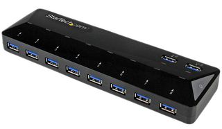 STARTECH ST103008U2C USB 3.0 HUB, 10PORT/5GBPS, MAINS POWERED