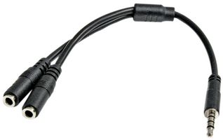 STARTECH MUYHSMFF CABLE ASSY, 3.5MM PLUG-JACK, 200MM