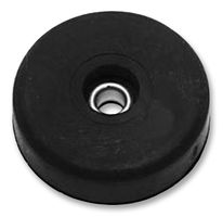 PENN ELCOM F1687/M6 FOOT, RUBBER WITH INSERT 6MM ROHS COMPLIANT: YES