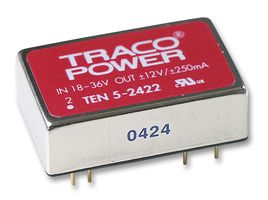 TRACO POWER TEN 5-2422 DC-DC CONVERTER, 24V, 0.25A