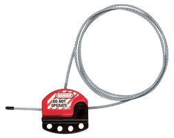 MASTER LOCK S806 ADJ CABLE LOCKOUT POWDER COATED ALUMINUM