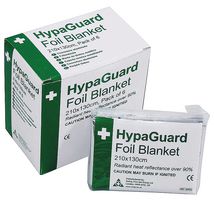 SAFETY FIRST AID GROUP Q2023T FOIL BLANKET, 6PK, W/ FOLDED & UNFOLDED