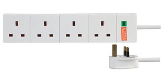 PRO ELEC 9988S-1M EXTENSION LEAD 4 GANG SURGE 1M