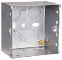 PRO ELEC PELB0012 METAL BACKBOX 1 GANG 47MM