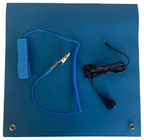 CHIP QUIK CQ-ESD-MAT-1X1 ESD MAT, LIGHT BLUE, RUBBER, 304.8MM