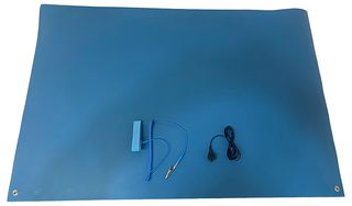 CHIP QUIK CQ-ESD-MAT-2X3 ESD MAT, LIGHT BLUE, RUBBER, 914.4MM