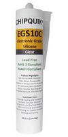 CHIP QUIK EGS10C SILICONE ADHESIVE, ELECTRONICS, CLR