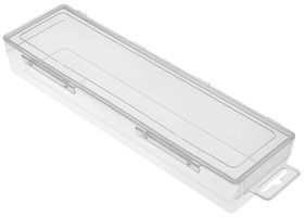 MULTICOMP PRO F2 STORAGE BOX, 1 COMPARTMENT, TRANSPARENT