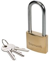 SILVERLINE MSS03L BRASS PADLOCK 40MM LONG SHACKLE ROHS COMPLIANT: YES